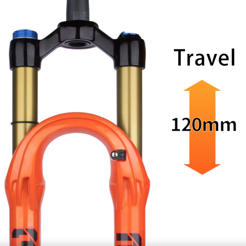 Widelec MTB Bolany z amortyzacją pneumatyczną dla miłośników kolarstwa górskiego lekki i wytrzymały