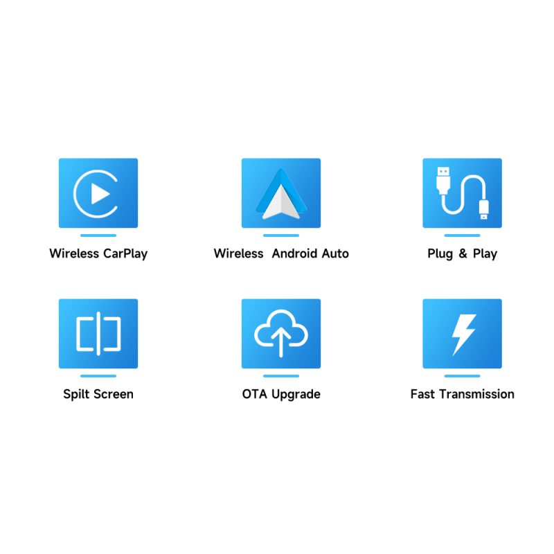 CarlinKit 2air 5.0 adapter CarPlay bezprzewodowy i Android Auto bezprzewodowy kompaktowy inteligentny box