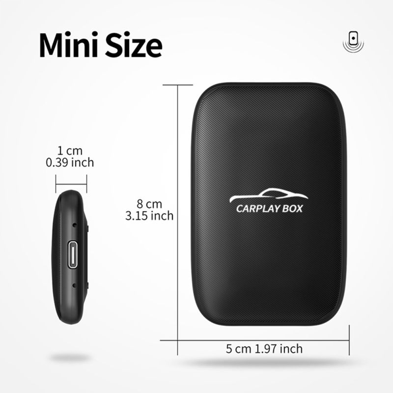 Bezprzewodowy adapter Carplay Box Netflix YouTube multimedialne pudełko wideo idealne akcesoria samochodowe