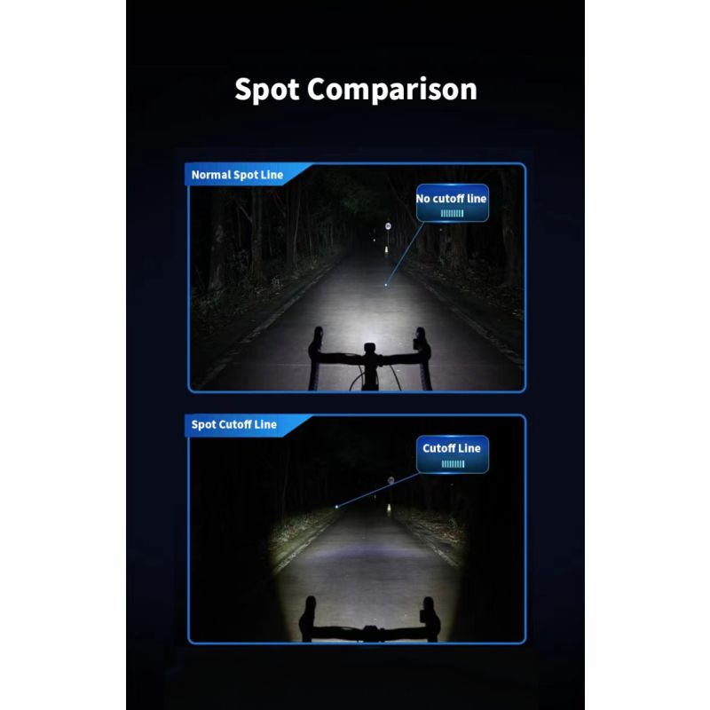 Magicshine CBL1600 wiszący kabel odcinający 1600 lumenów światło rowerowe LED dla bezpieczeństwa i widoczności