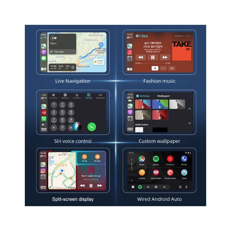 CarlinKit USB CarPlay Dongle łatwa instalacja bezprzewodowy Android Auto AI Box integracja smartfona 5G