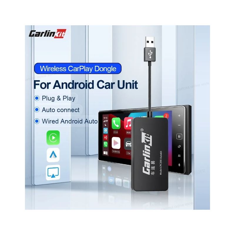 CarlinKit USB CarPlay Dongle łatwa instalacja bezprzewodowy Android Auto AI Box integracja smartfona 5G