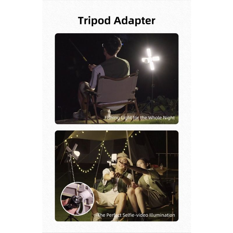 Klarus CL2 składane światło kempingowe 750 lumenów ochrona oczu 90-stopniowe żarówki 7 trybów światła