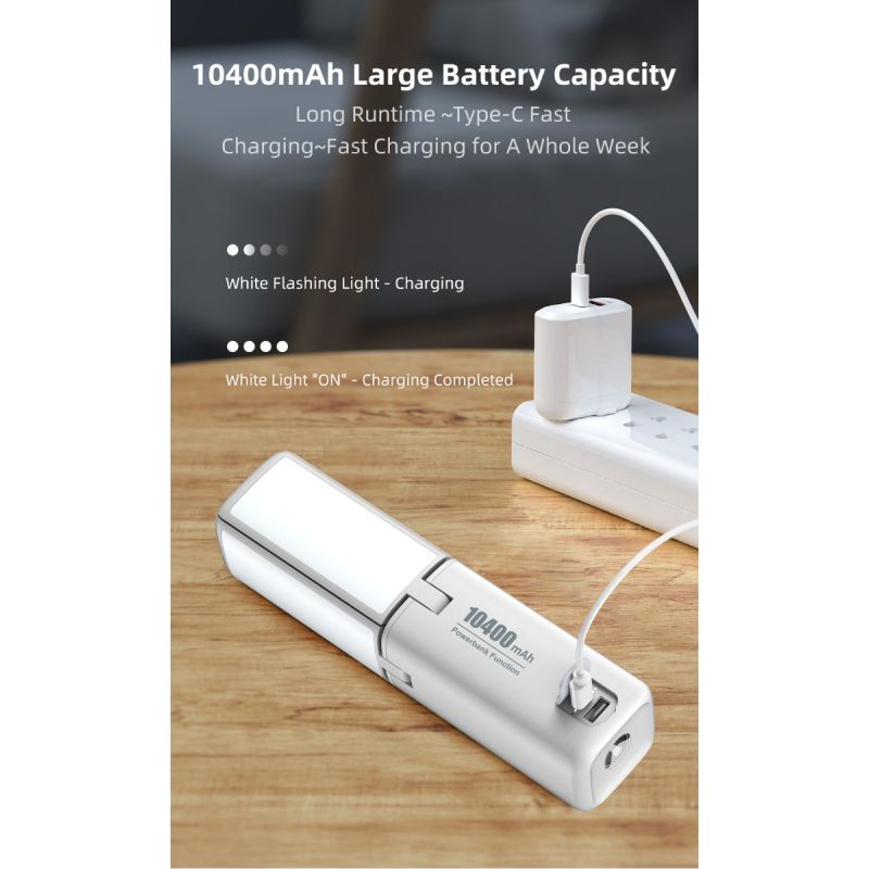 Klarus CL2 składane światło kempingowe 750 lumenów ochrona oczu 90-stopniowe żarówki 7 trybów światła