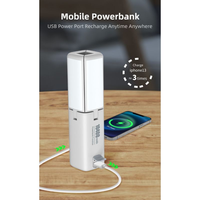 Klarus CL2 składane światło kempingowe 750 lumenów ochrona oczu 90-stopniowe żarówki 7 trybów światła