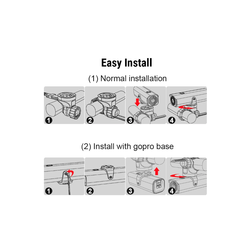 TOWILD CL600 lampka rowerowa LED ładowana USB wodoodporny reflektor 2000mAh idealny na nocna jazda
