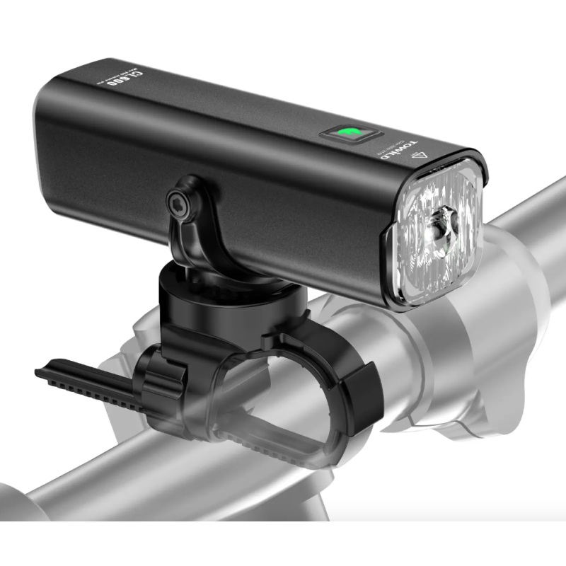 TOWILD CL600 lampka rowerowa LED ładowana USB wodoodporny reflektor 2000mAh idealny na nocna jazda