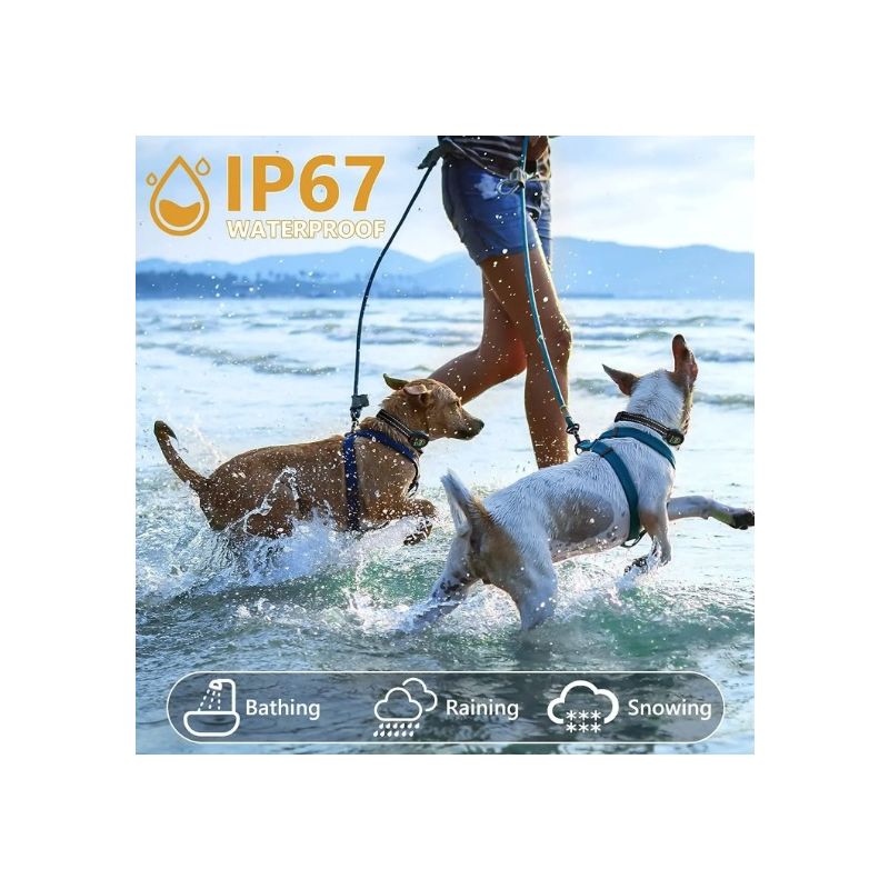 Inteligentna Automatyczna Obroża Przeciw Szczekaniu z Akumulatorem Skuteczne Zarządzanie Szczekaniem Wodoodporna