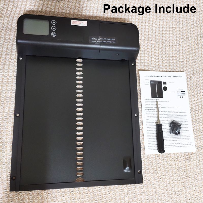 Inteligentne Wodoodporne Drzwi Klatki z Automatycznym Silnikiem Timer Automatyczny do Drzwi Kurnika