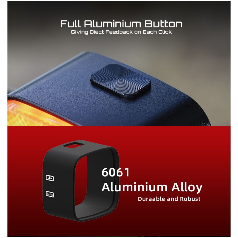 Enfitnix Cubelite III inteligentne światło tylne ultra jasne LED 30 lumenów kompaktowy design USB dla rowerzystów