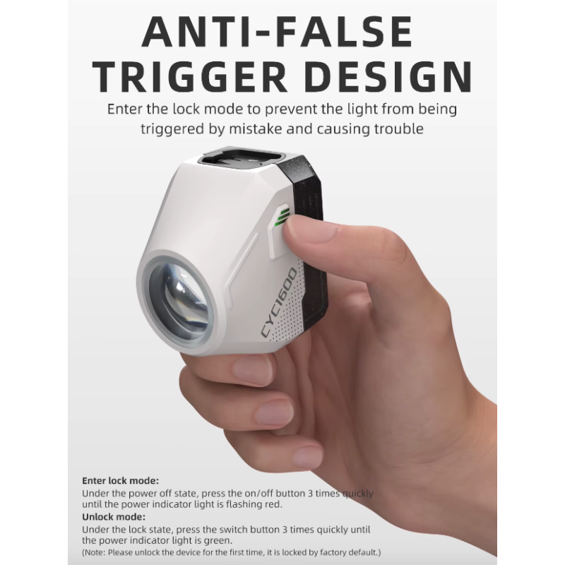 Rowerowe przednie światła 1600 lumenów wiszące kable wysoka jasność z inteligentnym pilotem zdalnego sterowania