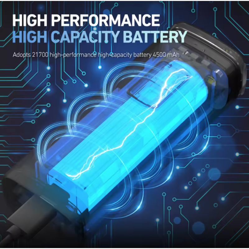 CYCLAMI BR2000 Mocna Lampka Rowerowa 2000lm USB-C Type-C. Idealna na MTB i Szosę. Bezpieczeństwo!