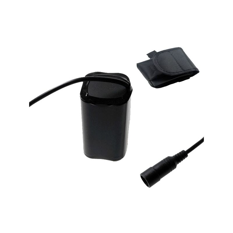 Akumulator rowerowy 5521 Interfejs DC 4800 mAh wodoodporny LED idealny na nocne przygody i długie trasy