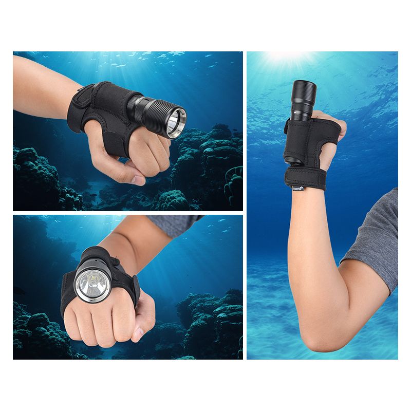 TrustFire TR-DF008 latarka LED do nurkowania 700 lumenów IPX8 wodoodporna sprzęt przygodowy aluminium lotnicze