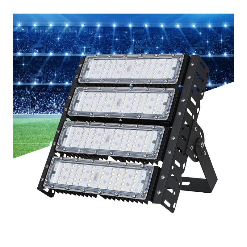 Naświetlacz LED 200W Wodoodporny IP65 | Modułowe Oświetlenie Zewnętrzne | Stadiony, Tunele