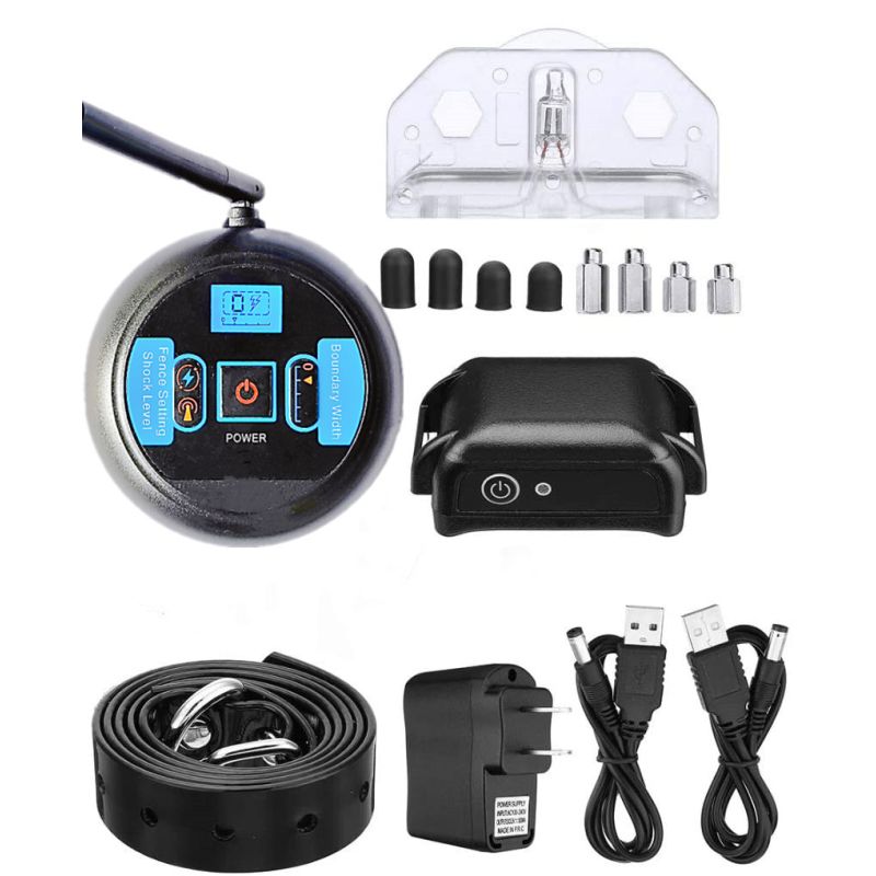 Bezprzewodowy system ogrodzeń elektrycznych z akumulatorową obrożą dla psów Łatwa konfiguracja i wodoodporność