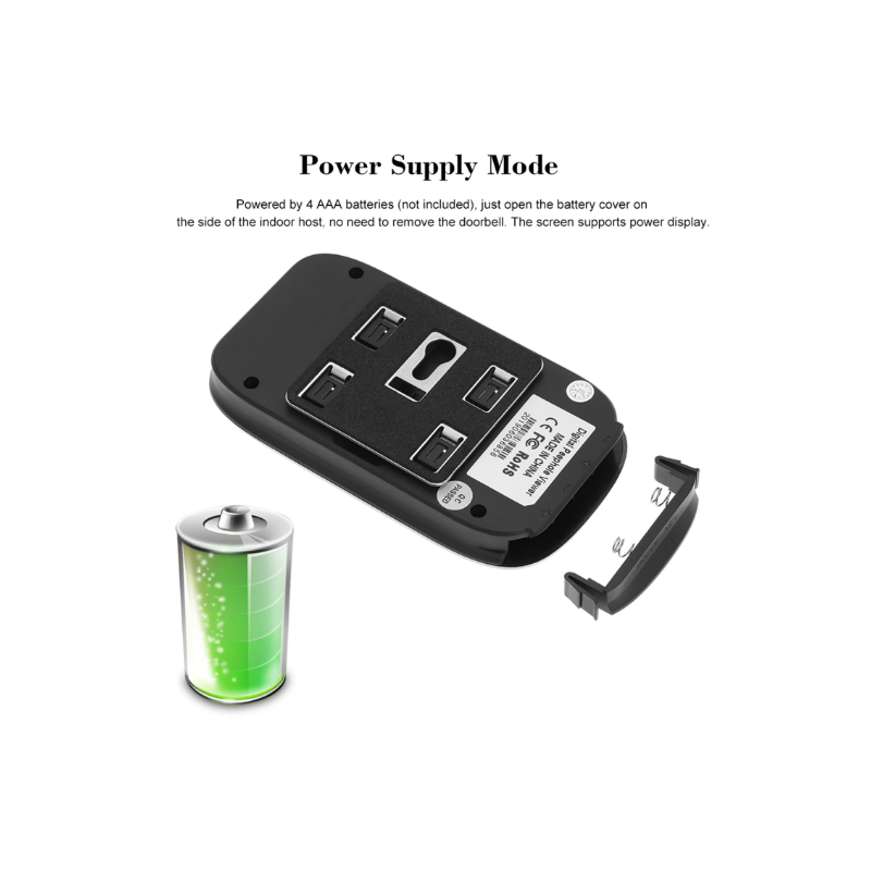 Cyfrowy Wizjer Drzwi z Kamerą i Dzwonkiem 2.8 cala – Monitoring Domu z Noktowizją i Zdjęciami