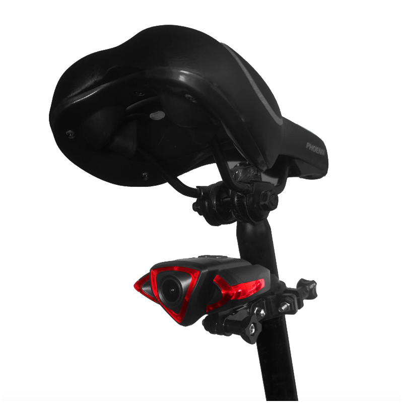 Rejestrator światła tylnego roweru z kamerą 1080P i zdalnym sterowaniem bezpieczeństwo na rowerze i widoczność