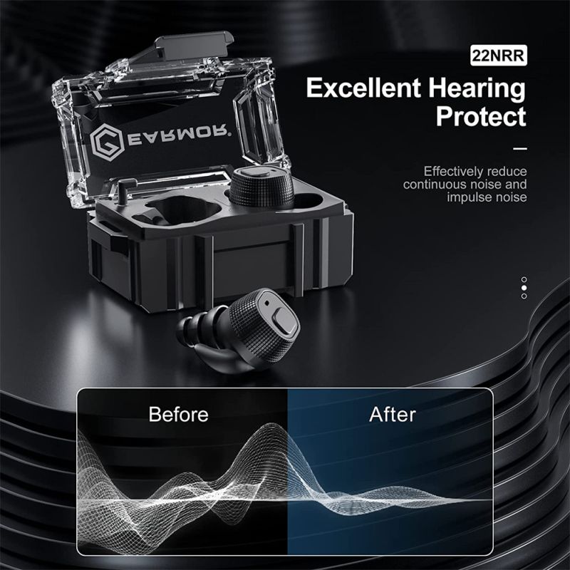 EARMOR M20 słuchawki taktyczne z zaawansowaną redukcją szumów ochrona w środowisku wysokiego hałasu