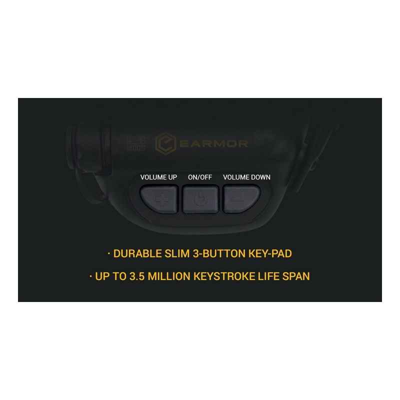 Nauszniki strzeleckie EARMOR M32 słuchawki taktyczne z redukcją hałasu i elektroniczną komunikacją