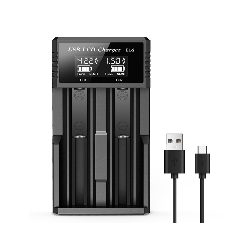Inteligentna ładowarka USB LCD do akumulatorów 18650 oraz AA AAA z wyświetlaczem statusu ładowania baterii