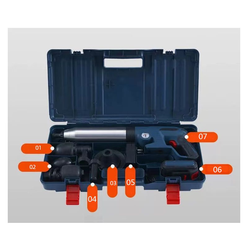 Elektryczne Narzędzie do Kanalizacji Blaster Powietrzny do Usuwania Zatorów i Czyszczenia Odpływów Łazienkowych