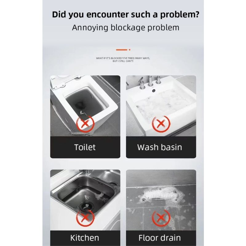 Elektryczne Narzędzie do Kanalizacji Blaster Powietrzny do Usuwania Zatorów i Czyszczenia Odpływów Łazienkowych