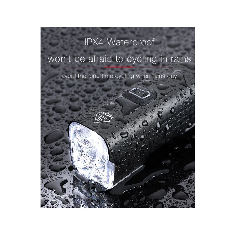 EOS530 Lampa Przednia MTB 1000LM Ładowanie USB Wodoodporna IPX4 Akcesoria Rowerowe Bezpieczna Jazda