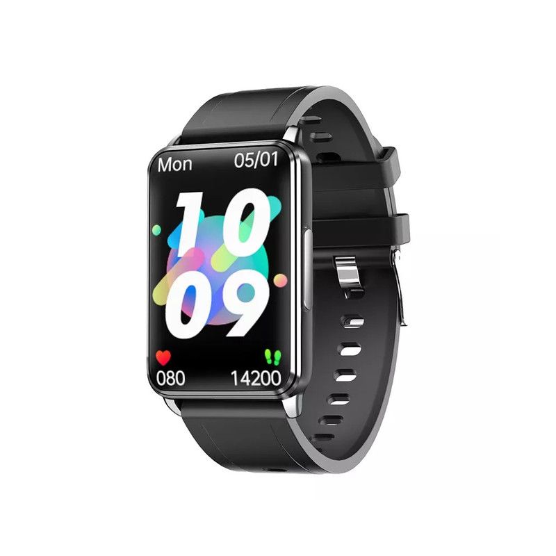 EP02 poziom cukru we krwi inteligentny zegarek ekg  PPG HRV tetno temperatura 1.57 "HD wodoodporny inteligentny pasek do bransoletki opaska monitorujaca aktywnosc fizyczna