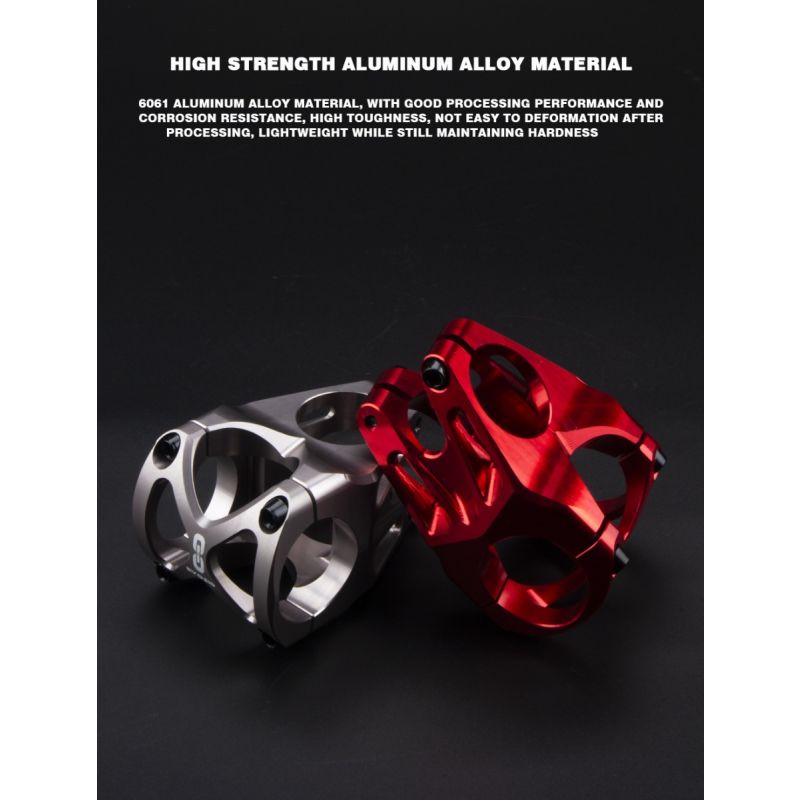 Evosid Wspornik Roweru Górskiego 31.6mm Lekki Stop Aluminium Precyzyjne Wykonanie CNC Komfort Jazdy MTB