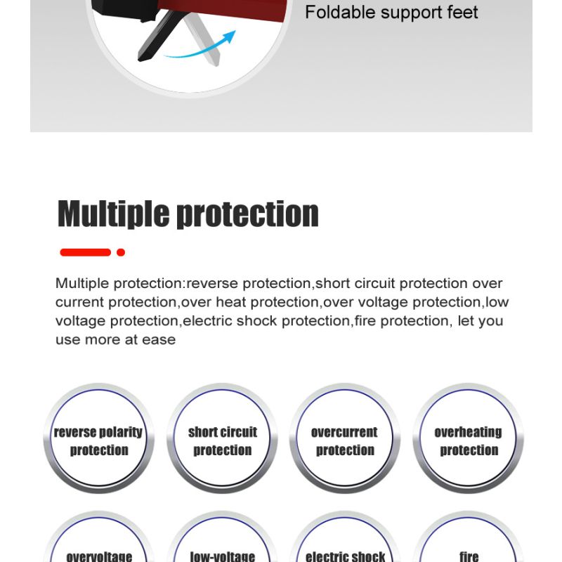 FOXSUR 20A przenośna ładowarka samochodowa 12V 24V AGM LiFePO4 automatyczna naprawa niezawodne działanie
