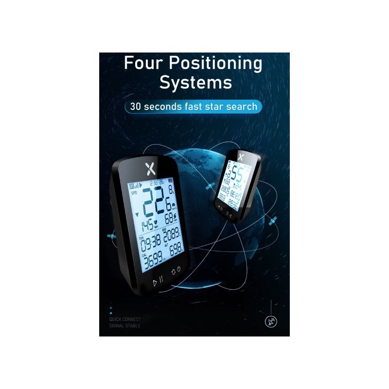 XOSS G+ G2 komputer rowerowy GPS z wyświetlaczem 2,2 cala i synchronizacją STRAVA na przygodę i trening