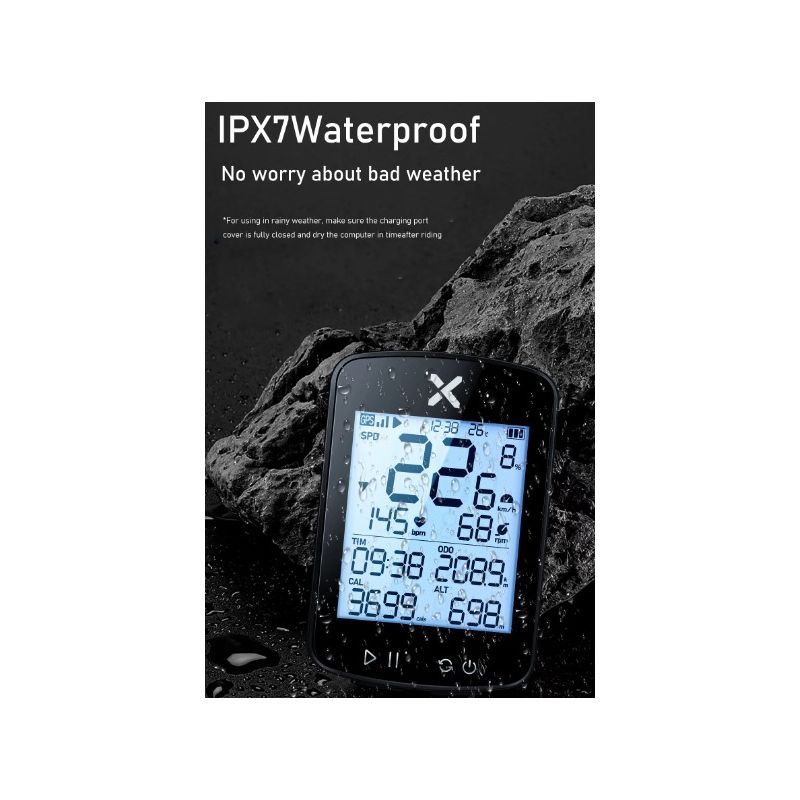 XOSS G+ G2 komputer rowerowy GPS z wyświetlaczem 2,2 cala i synchronizacją STRAVA na przygodę i trening