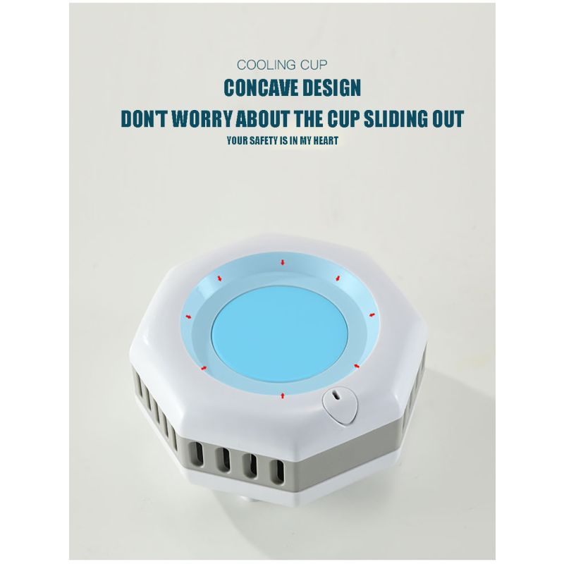 Nowoczesna przenośna lodówka elektryczna do błyskawicznego chłodzenia szybkie obniżenie temperatury napojów