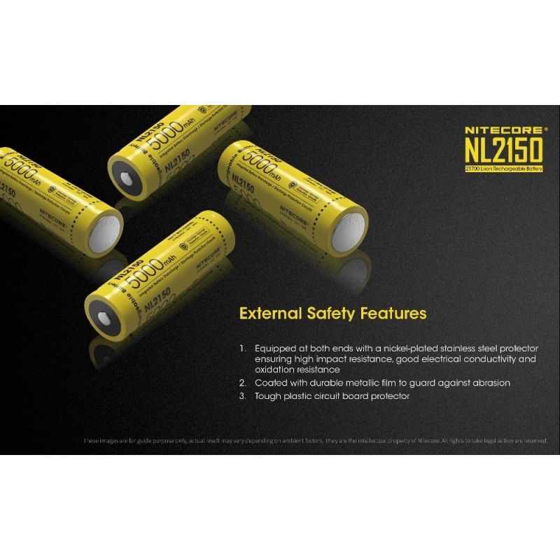 Akumulator NITECORE NL2150 5000mAh 3.6V Li-ion dla długotrwałego zasilania i sprzętu outdoorowego