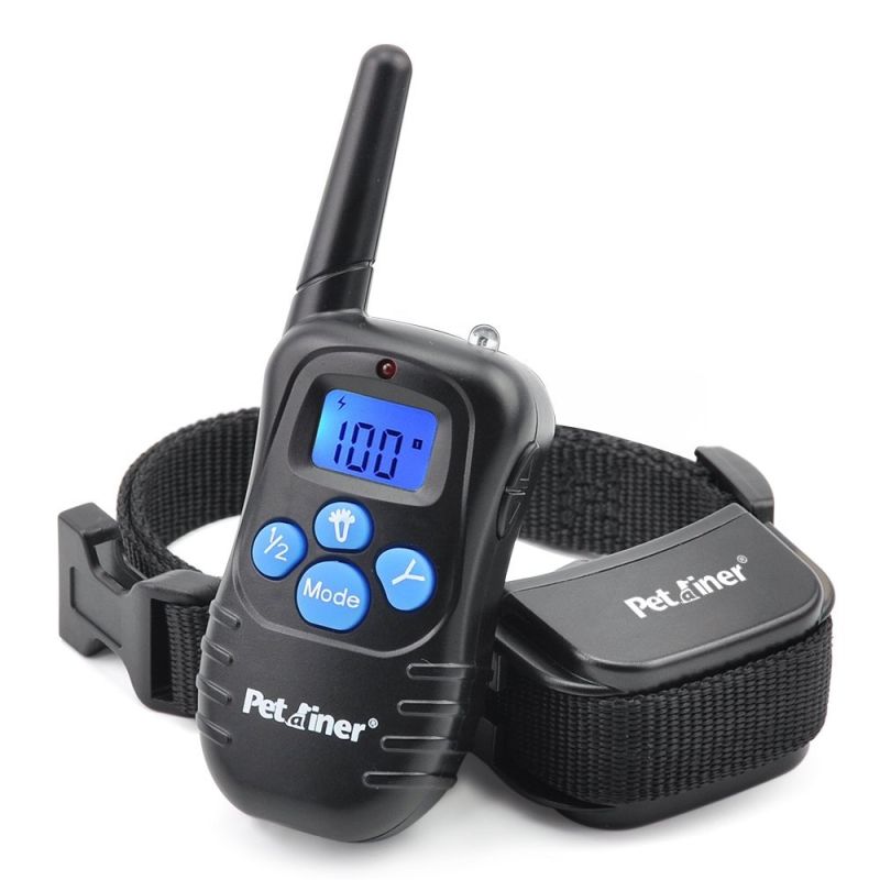 Nowa wodoodporna obroża Petrainer 998D z pilotem LCD dla małych i dużych psów zasięg 300 metrów