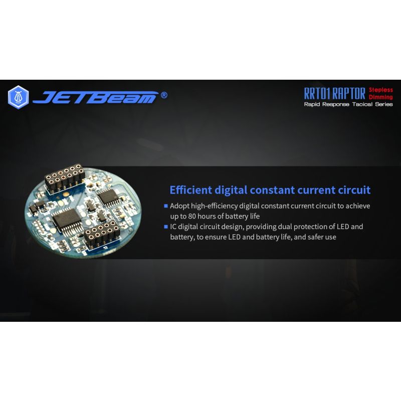 JetBeam Jet-RRT01 XP-L jasna latarka EDC 950 lumenów kompaktowa i niezawodna latarka turystyczna i awaryjna