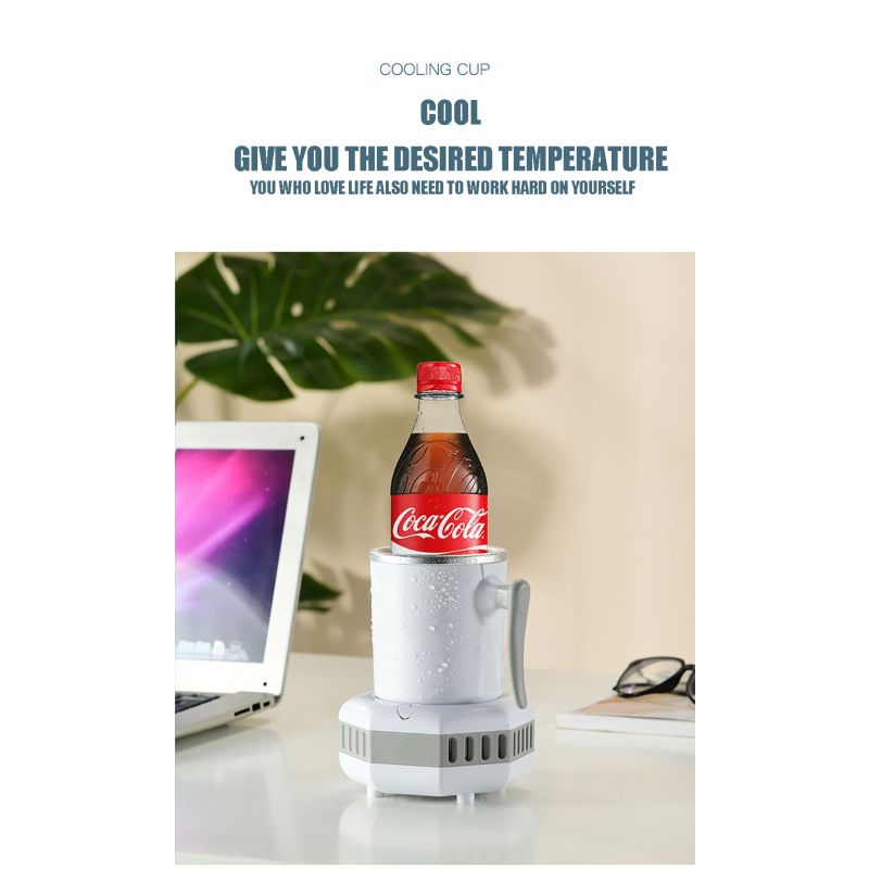 Nowoczesna przenośna lodówka elektryczna do błyskawicznego chłodzenia szybkie obniżenie temperatury napojów