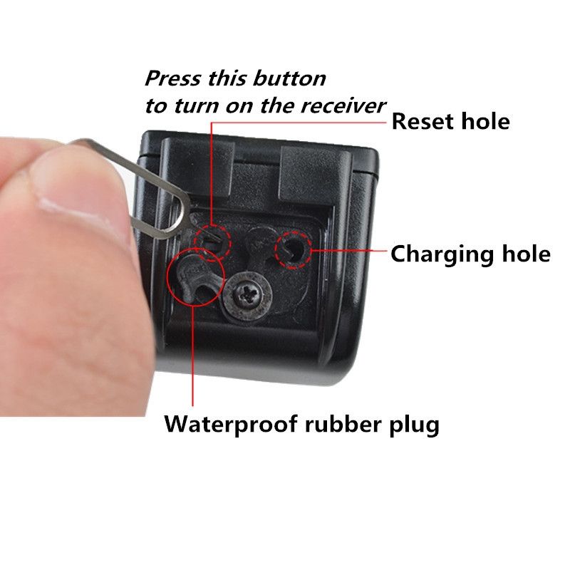 Elektryczna obroża treningowa dla psów z pilotem LCD wodoodporna obroża dla zwierząt z szokiem wibracyjnym