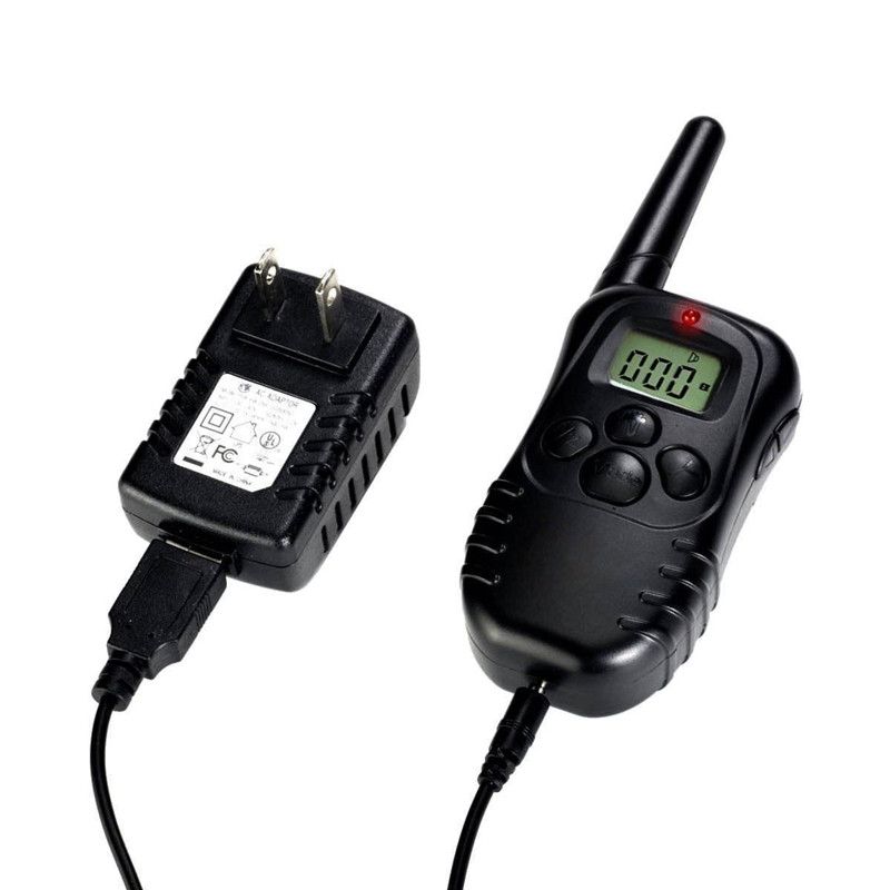 Elektryczna obroża treningowa dla psów z pilotem LCD wodoodporna obroża dla zwierząt z szokiem wibracyjnym