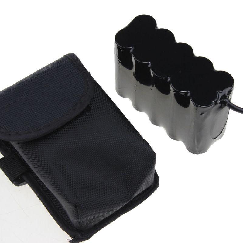 UltraFire Bateria Rowerowa 22000 mAh 5521 Interfejs DC 8.4V do LED Rower Front Light z Czarnym Futerałem