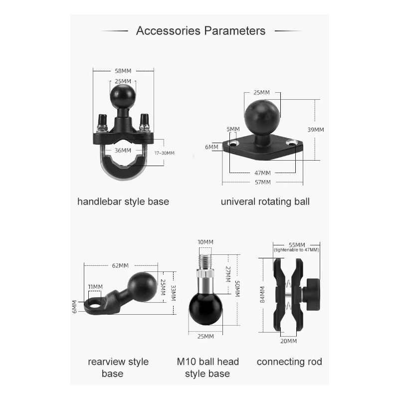 ROCKBROS uchwyt na telefon obrotowy aluminiowy do motocykla i roweru antypoślizgowy z silikonową amortyzacją