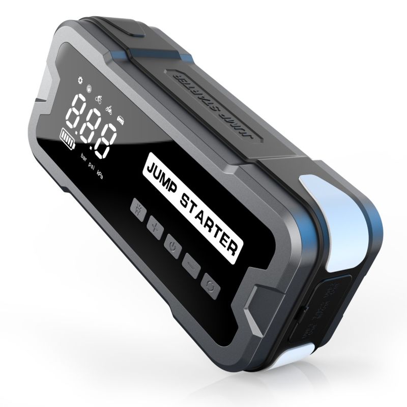 Przenośna ładowarka Power Bank 8000 mAh z funkcją rozruchu awaryjnego i inflacji do samochodów i piłek