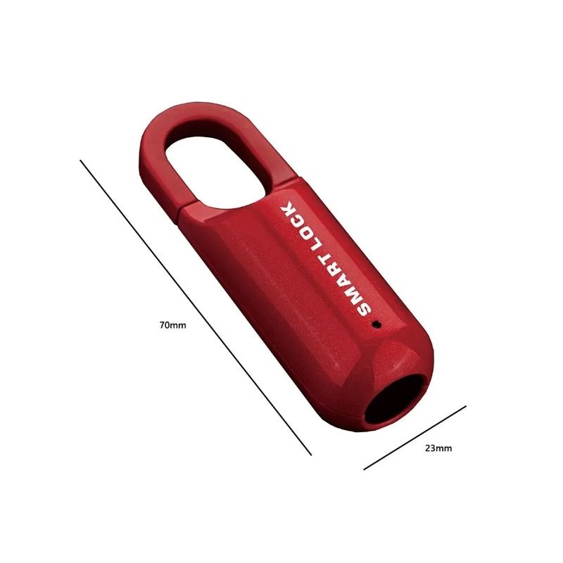 Mini kłódka na odcisk palca USB bezkluczykowy zamek elektroniczny Bezpieczeństwo podróży z nowoczesnym designem