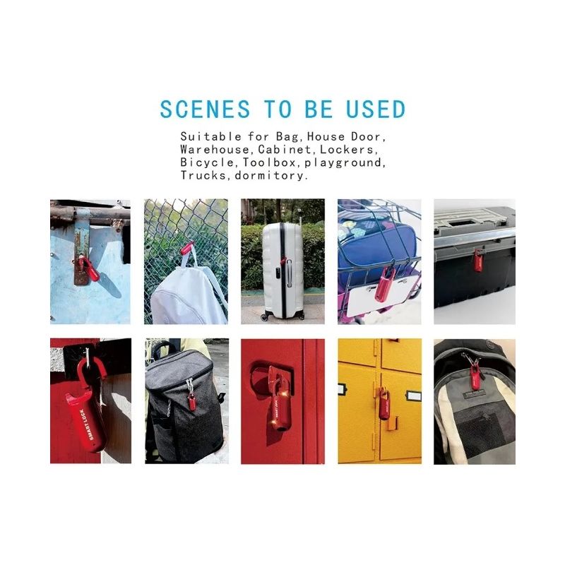 Mini kłódka na odcisk palca USB bezkluczykowy zamek elektroniczny Bezpieczeństwo podróży z nowoczesnym designem