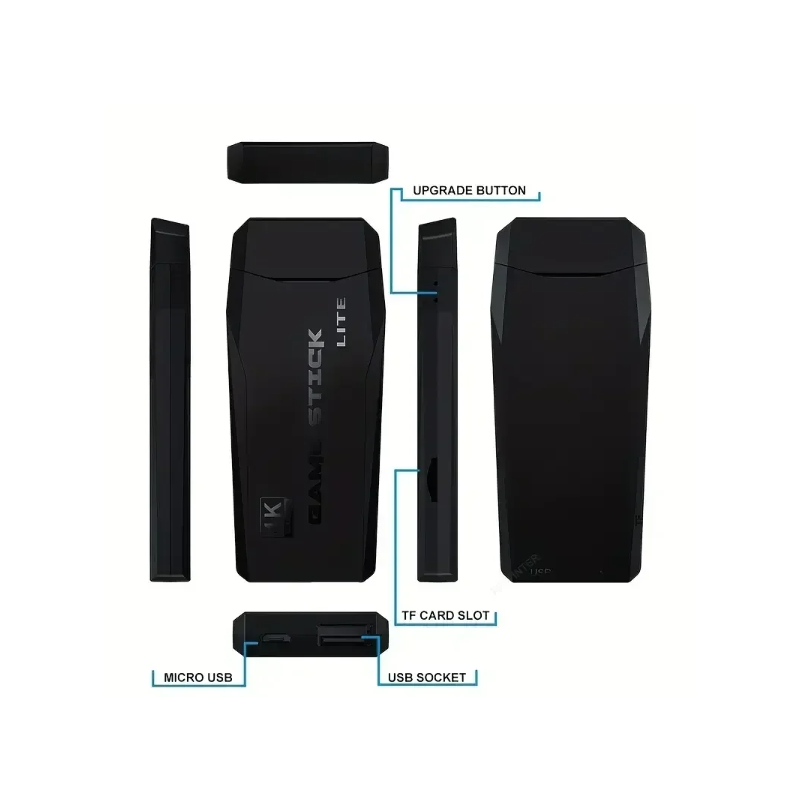 Konsola do gier wideo M8 2.4G podwójny kontroler szeroka biblioteka 4K retro gry 10000 gier model 64G 위uve