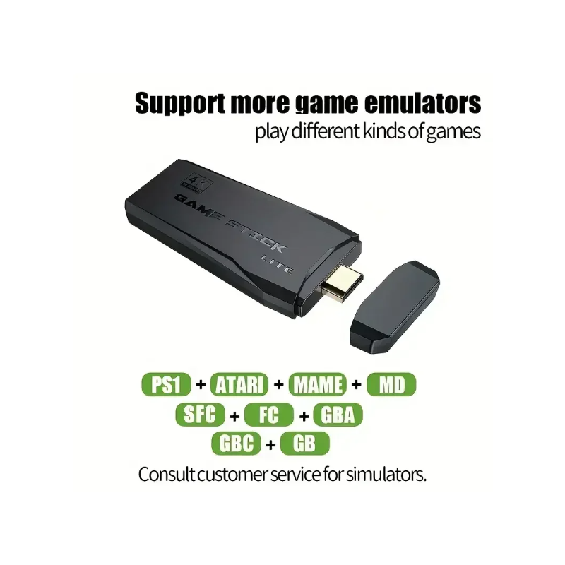 Konsola do gier wideo M8 2.4G podwójny kontroler szeroka biblioteka 4K retro gry 10000 gier model 64G 위uve