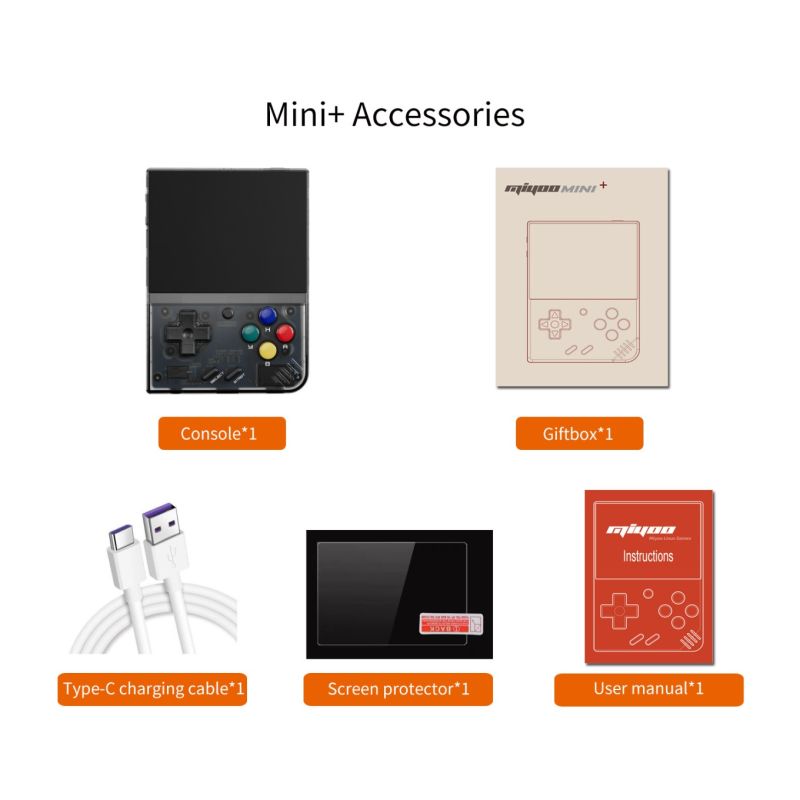 MIYOO Mini Plus kompaktowa przenośna konsola retro z ekranem IPS 3,5