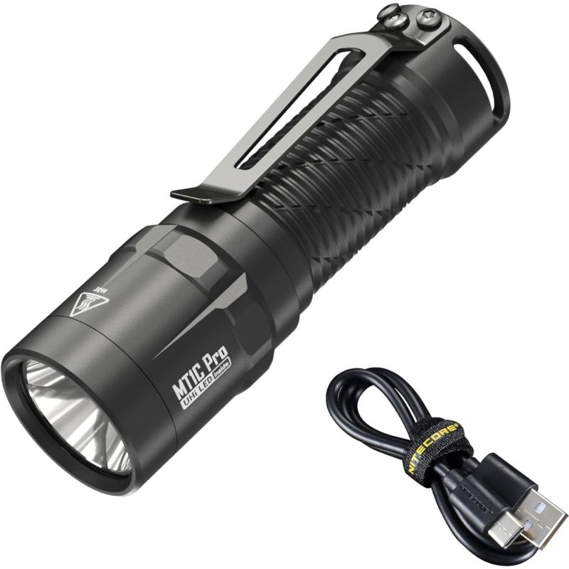 Nitecore MT1C Pro Kompaktowa Latarka LED 1000 Lumenów Zasięg 360m Latarka EDC na Wędrówki i Awaryjne Sytuacje