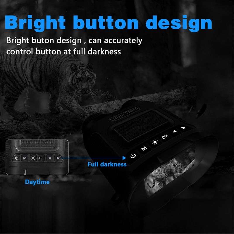 Lornetki DT29 z wizją nocną i 850nm podczerwienią 1080P HD 8X zoom trwała konstrukcja idealne do outdoor